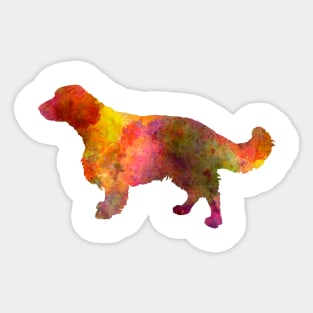 Welsh Springer Spaniel in watercolor Sticker